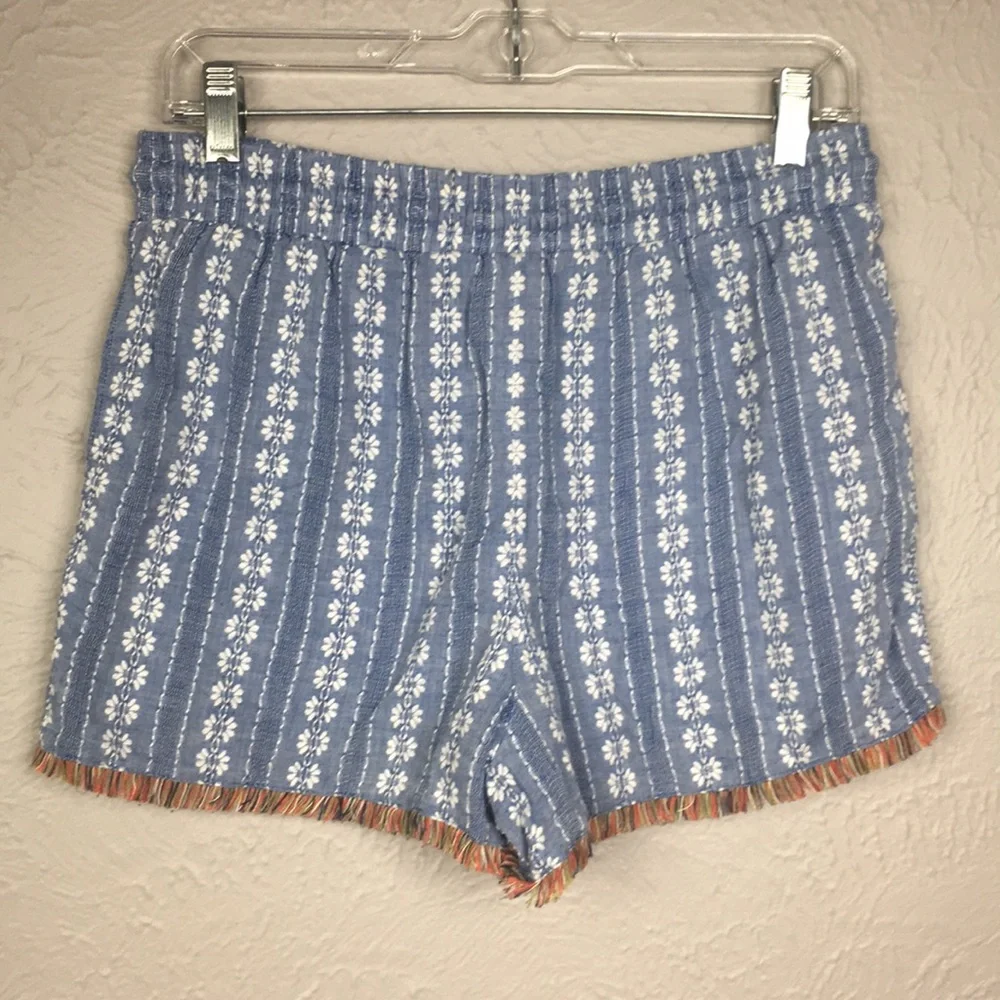 Mossimo Blue & White Drawstring Shorts Size M - Picture 8 of 11